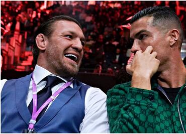 ¡Surreal! Connor McGregor sorprendió a Cristiano Ronaldo en Day of Reckoning