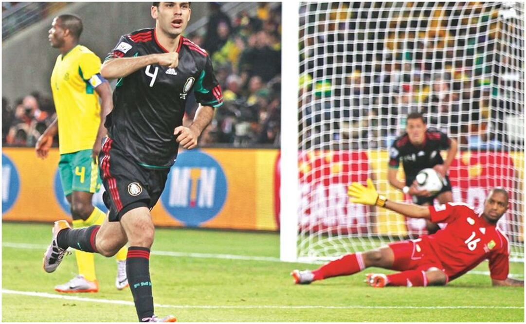 Rafa Márquez en la inauguración del Mundial de 2010 / FOTO: Interna El Universal