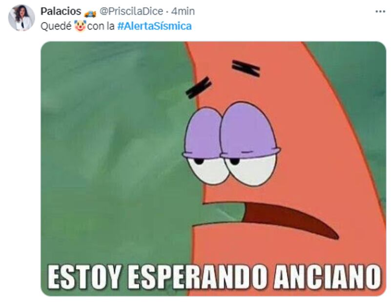 Estos son algunos memes tras la fallida prueba del alertamiento sísmico. FOTO: Captura