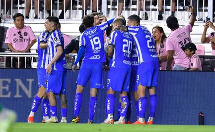 Monterrey le dio la vuelta a Inter Miami de manera dramática con goles de Maxi Meza y Corcho Rodríguez