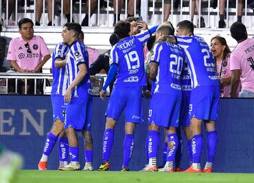 Monterrey le dio la vuelta a Inter Miami de manera dramática con goles de Maxi Meza y Corcho Rodríguez