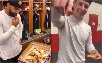Los 49ers más mexicanos... Partieron rosca de Reyes y a Brock Purdy le salió el niño