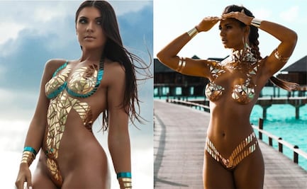 10 diseños de Black Tape Project, el arte de crear bikinis con cinta adhesiva