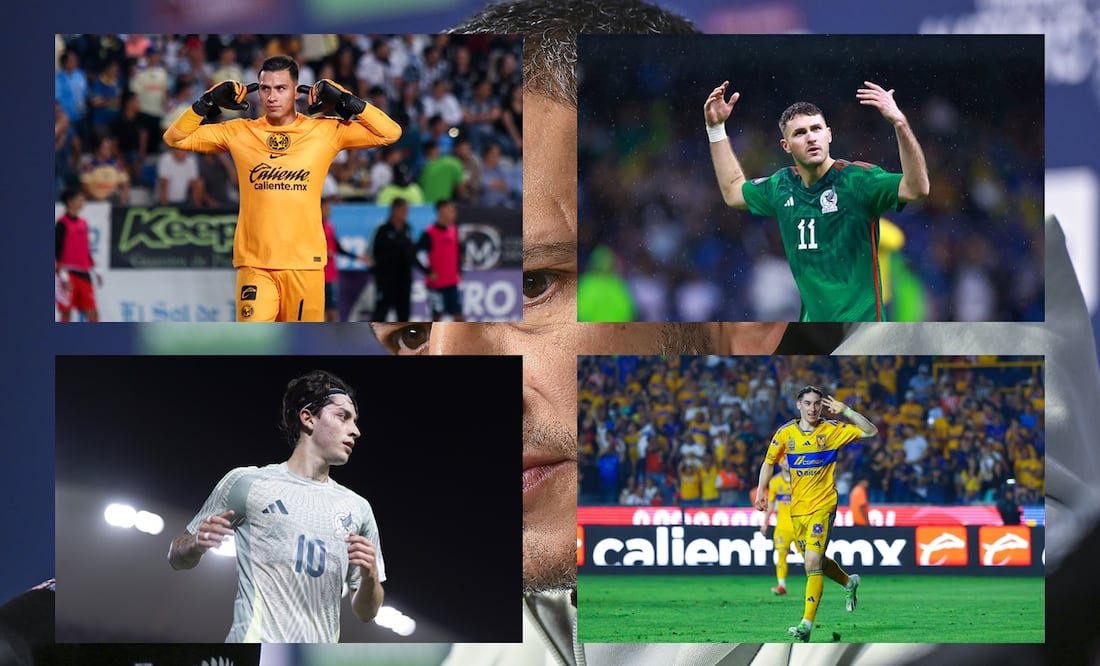 Ángel Malagón, Santiago Giménez, Jordan Carrillo y Marcelo Flores  / FOTO: Imago7