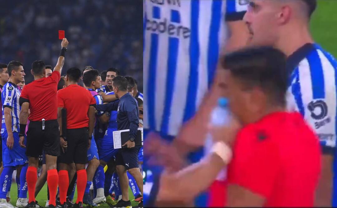 Maxi Meza fue expulsado y agredió a un abanderado luego de la eliminación de Monterrey ante Columbus Crew. Foto: Especial