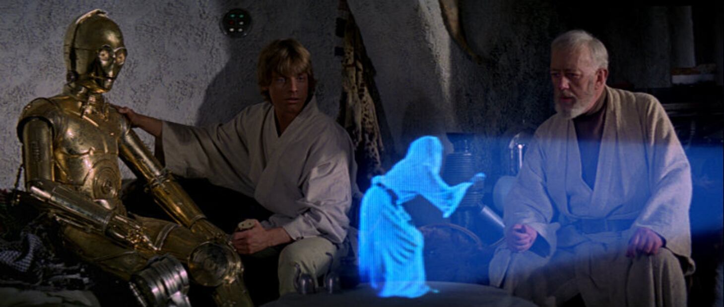 Hologramas interactivos, una visión más allá de Star Wars 