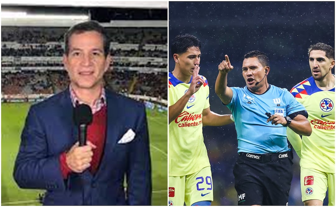 Javier Alarcón con Imagen TV y Fernando Guerrero con jugadores del América / FOTOS: Captura e Imago7