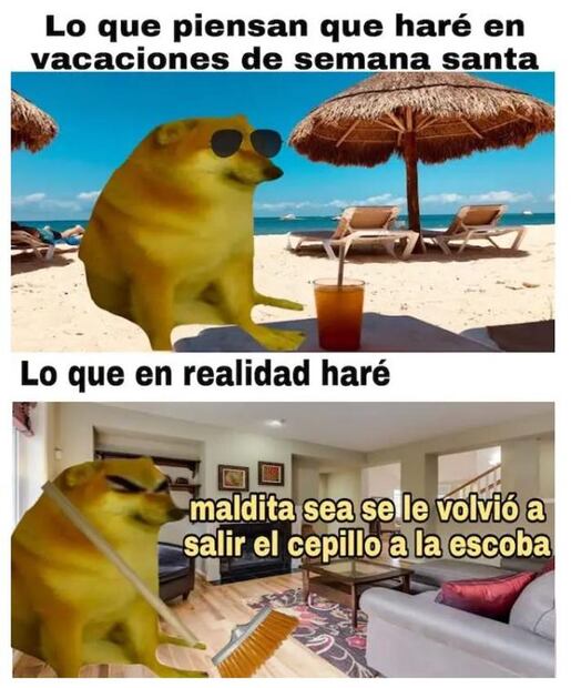 Los 10 mejores memes de las vacaciones de Semana Santa 2022