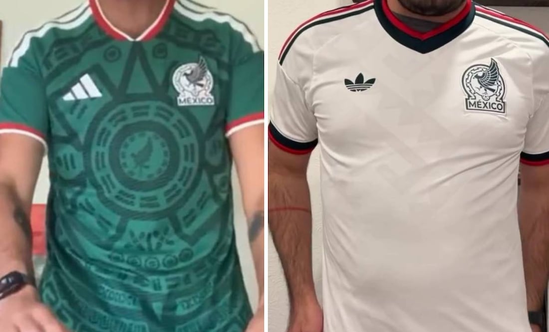 Estas son las playera de México de local y visita para el Mundial de 2026. Foto: Especial