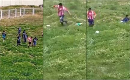 ¿Dónde quedó la bolita? Jugador y balón 'desaparecieron' durante un partido de futbol