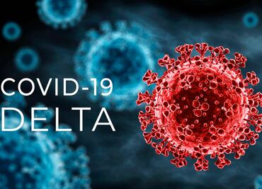 Así se ve la cepa de la variante Delta de Covid en un microscopio