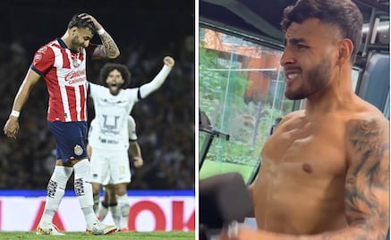 Alexis Vega presume su físico de cara a la Liguilla y la afición lo reventó: "Anda sacando la cruda"