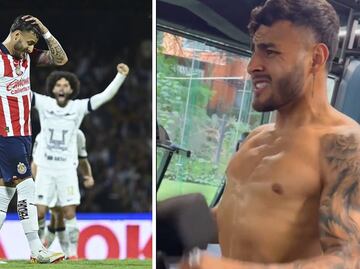 Alexis Vega presume su físico de cara a la Liguilla y la afición lo reventó: "Anda sacando la cruda"