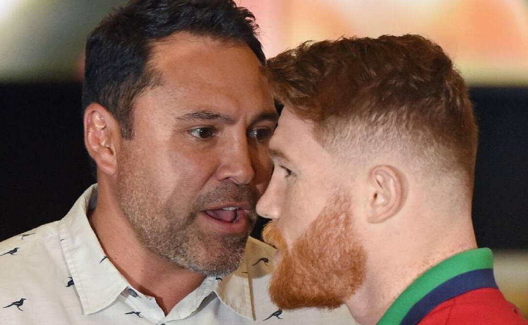 Óscar de la Hoya se fue en contra del Canelo Álvarez previo a su pelea ante Jaime Munguía. Foto: Especial