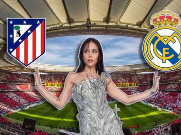 Danna Paola revela su amor por el Real Madrid y el Atlético cancela su show en el Derbi madrileño