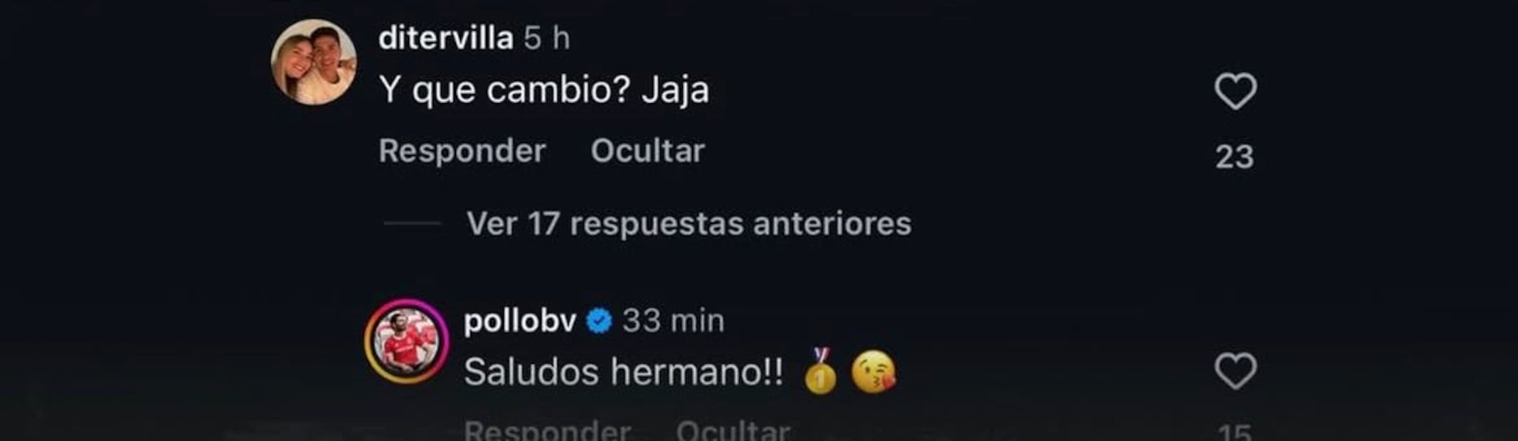 Interacción de Dieter Villalpando y Pollo Briseño / Foto: Captura de pantalla