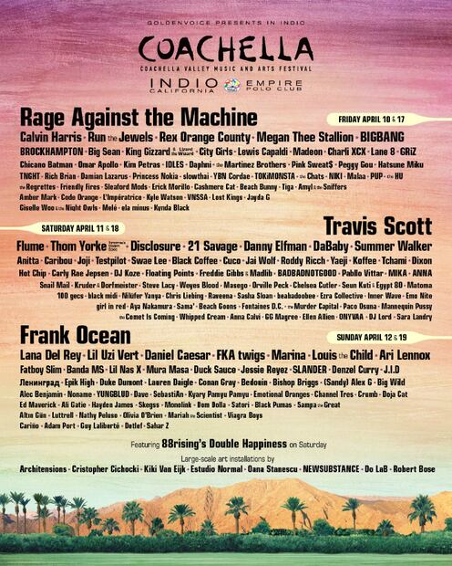 20 años del festival Coachella en un documental de YouTube Originals