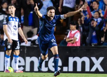 ¡Máquina imparable! Cruz Azul goleó a Querétaro y ya es cuarto lugar de la clasificación