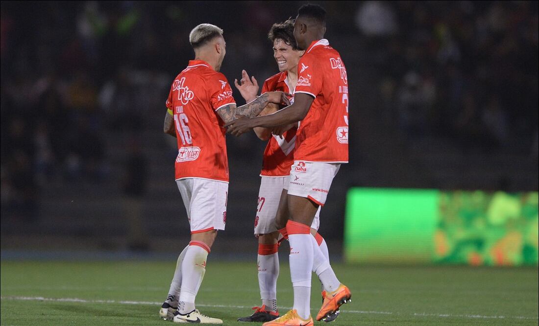 Jugadores de Bravos celebran el primer gol ante Santos. FOTO: Imago7