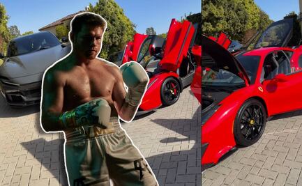 Saúl 'Canelo' Álvarez presume su lujosa colección de automóviles deportivos del Cavallino Rampante