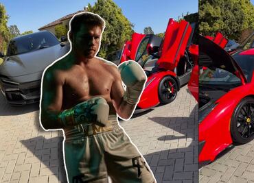 Saúl 'Canelo' Álvarez presume su lujosa colección de automóviles deportivos del Cavallino Rampante