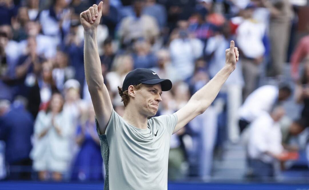 Al inicio de esta final Sinner no se vio tan cómodo. Foto: EFE.