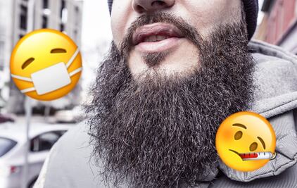 ¿Deberías rasurarte la barba y bigote para evitar el coronavirus?