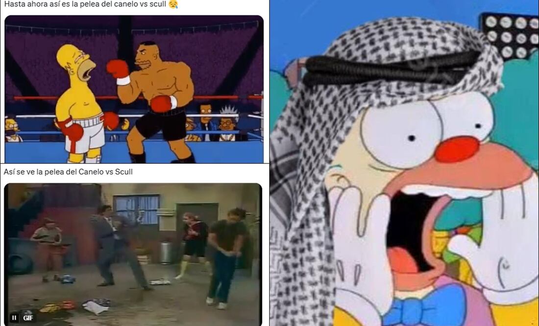 'Canelo' Álvarez venció a William Scull y fue campeón de los MEMES. FOTO: Capturas