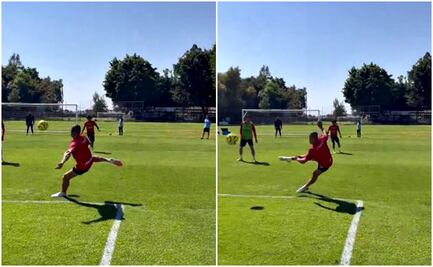 VIDEO: Chicharito Hernández se luce con espectacular golazo en entrenamiento de Chivas