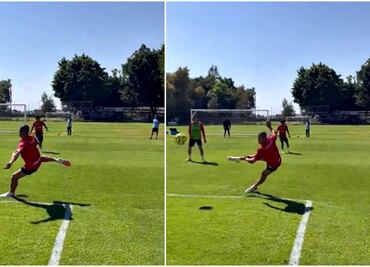 VIDEO: Chicharito Hernández se luce con espectacular golazo en entrenamiento de Chivas