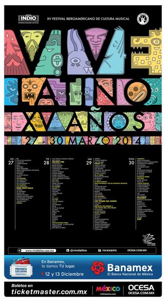 ¿Cuál fue tu favorito? 20 años del Vive Latino a través de sus carteles