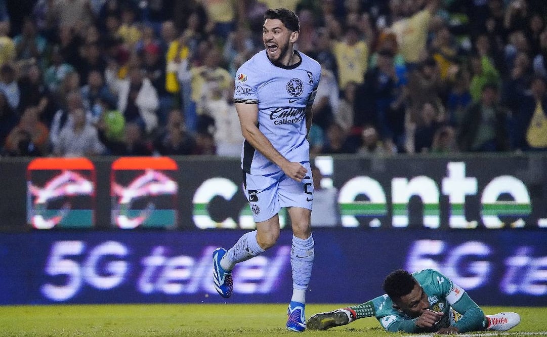 Henry Martín fue el héroe de las Águilas al marcarle doblete al León. Foto: Imago7