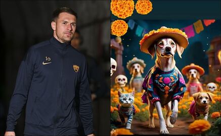 Aaron Ramsey: Se une a la celebración del Dia de Muertos y rinde homenaje a su perrita 'Halo'