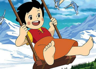 Así nació la caricatura de “Heidi, la niña de la pradera”