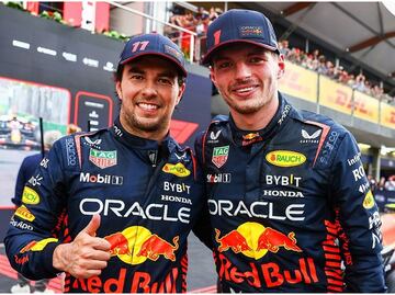 Checo Pérez largará segundo en el GP de China; Max Verstappen se quedó la Pole