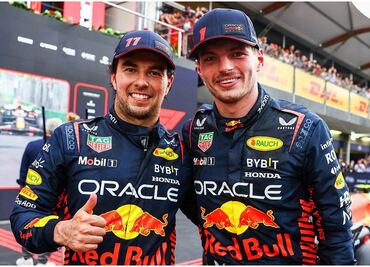 Checo Pérez largará segundo en el GP de China; Max Verstappen se quedó la Pole