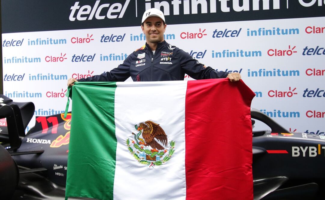 Checo Pérez en conferencia de prensa, previa al Gran Premio de México - Foto: Carlos Mejía