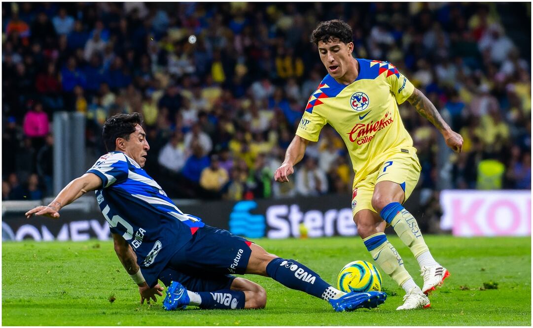 América y Rayados igualaron a un gol - Foto: Imago7