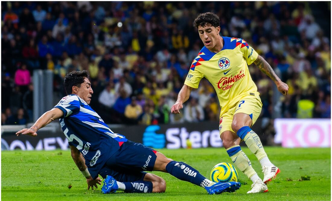América y Rayados igualaron a un gol - Foto: Imago7