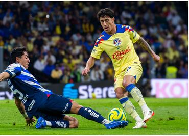 América y Rayados igualan a un gol en intenso partido en el Azteca