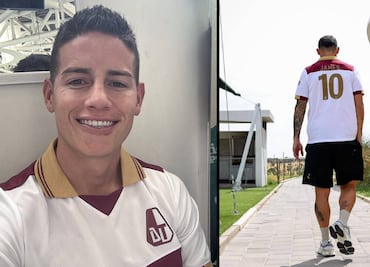 James Rodríguez se olvidó del León y posó con playera de equipo de Colombia ¿Será su próximo destino?