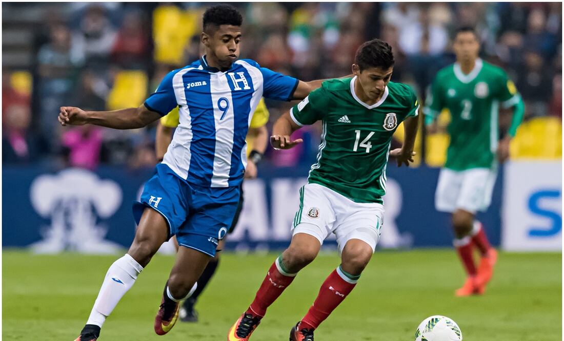 Anthony 'Choco' Lozano con Honduras ante México / FOTO: Imago7