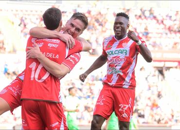 Necaxa sorprendió y se impuso con facilidad al FC Juárez ante su gente en el Estadio Victoria