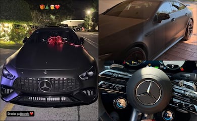 Canelo Álvarez se luce en Navidad y regala un automóvil de lujo a su hija Emily Cinnamon