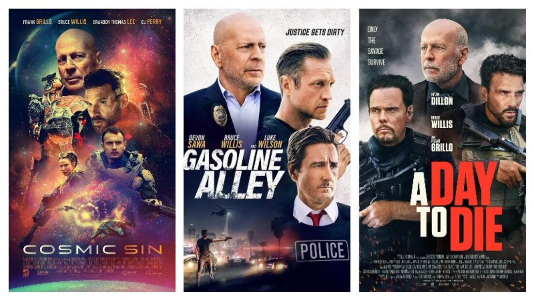 El deterioro de la salud de Bruce Willis era evidente en las filmaciones