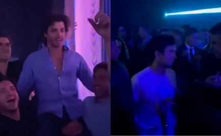 Checo Pérez y Carlos Sainz fueron captados en el "after party" del Gran Premio de México