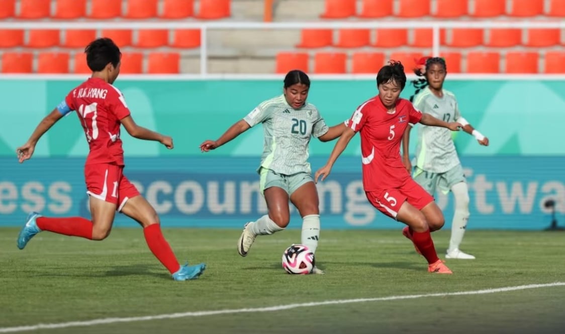 La Selección Mexicana Femenil perdió en su debut del Mundial sub 17 / Foto: Miseleccionfem