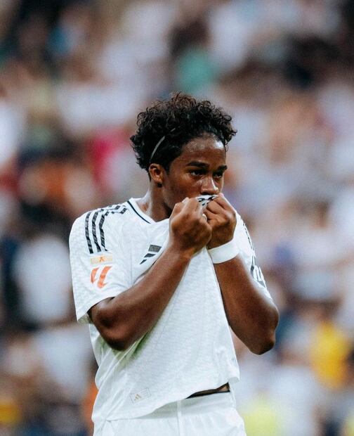 Endrick, la promesa brasileña que aún no despega en el Real Madrid. Fuente: Instagram @endrick