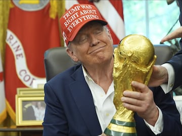 Advierten que Donald Trump levantará el trofeo del Mundial 2026