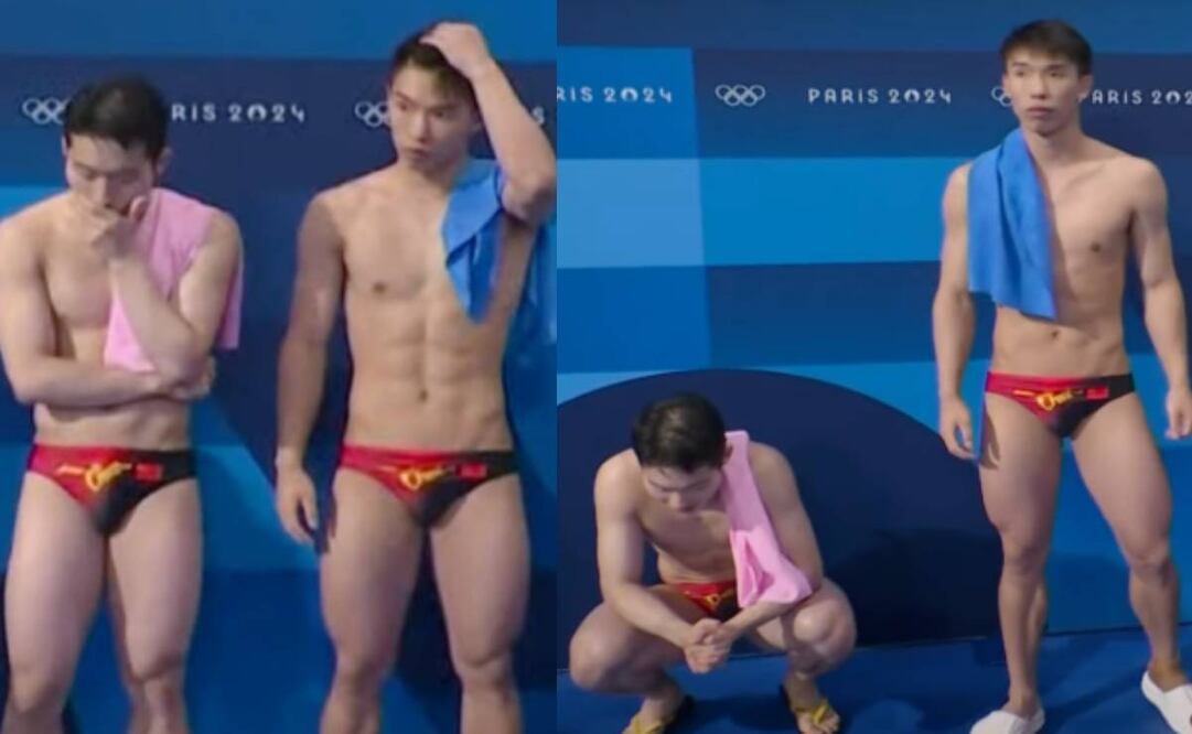 Los chinos Wang Zongyuan y Long Daoyi ya daban por perdida la medalla de oro ante Osmar Olvera y Luis Celaya. Foto: Especial